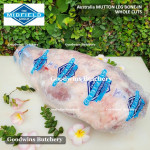 Mutton LEG BONE-IN kaki domba frozen Australia MIDFIELD whole cut 5-6 kg (price/kg)